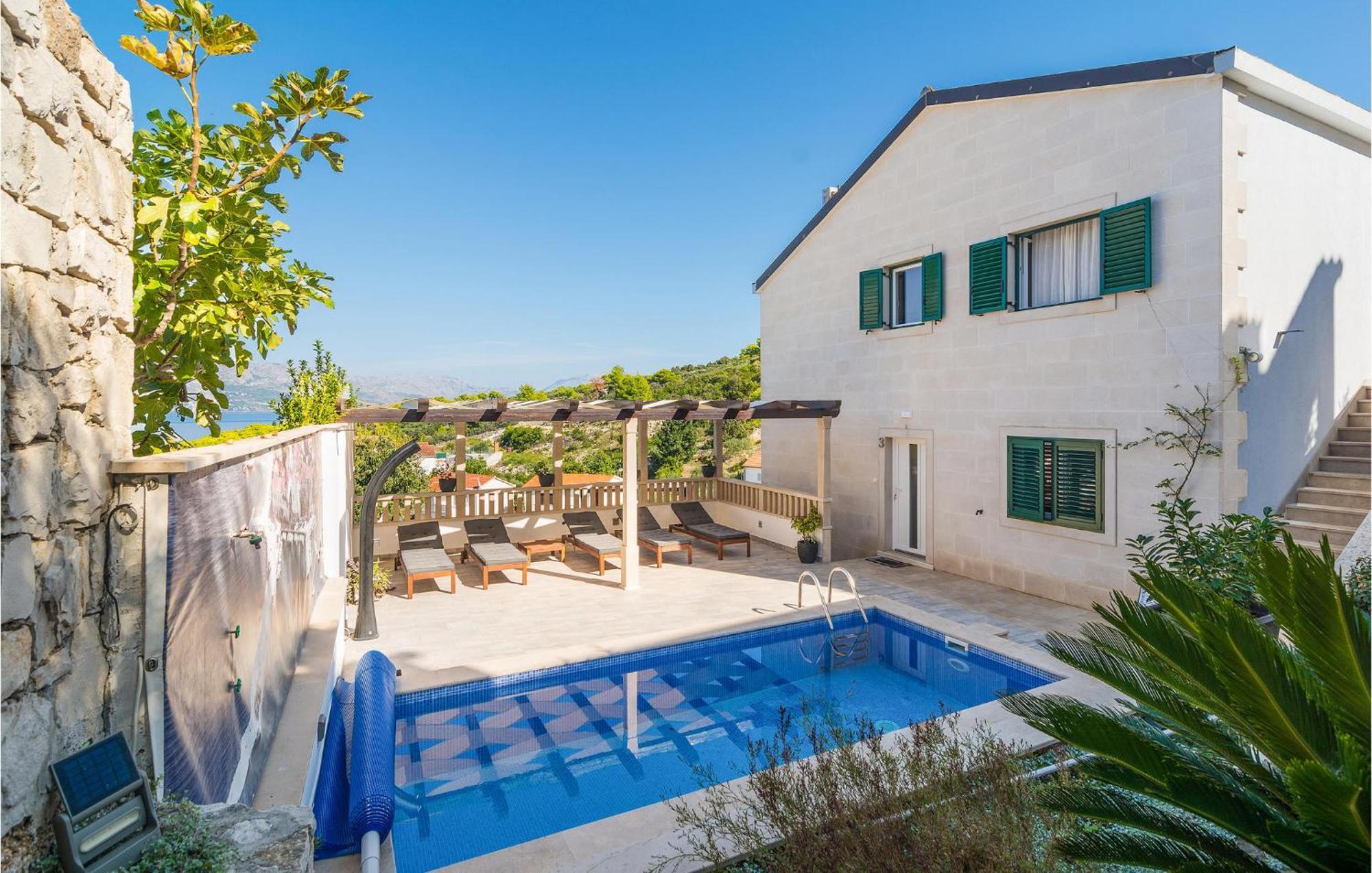 Nice Home In Postira With Outdoor Swimming Pool מראה חיצוני תמונה