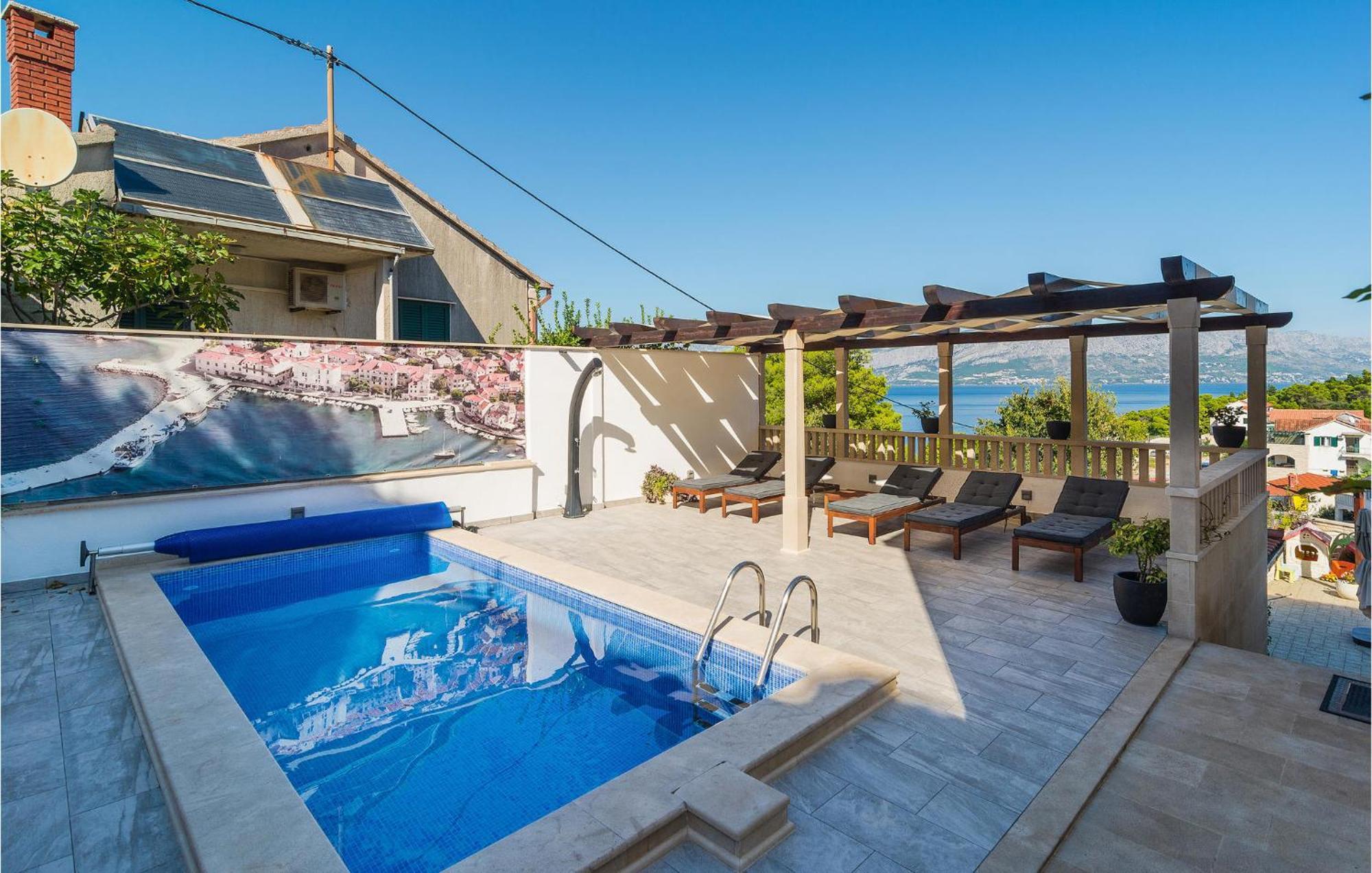 Nice Home In Postira With Outdoor Swimming Pool מראה חיצוני תמונה